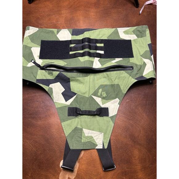 2018 Japan Bape Autumn/Winter Season Splinter Camo Military Vest Bag Olive Drab - Picture 12 of 16